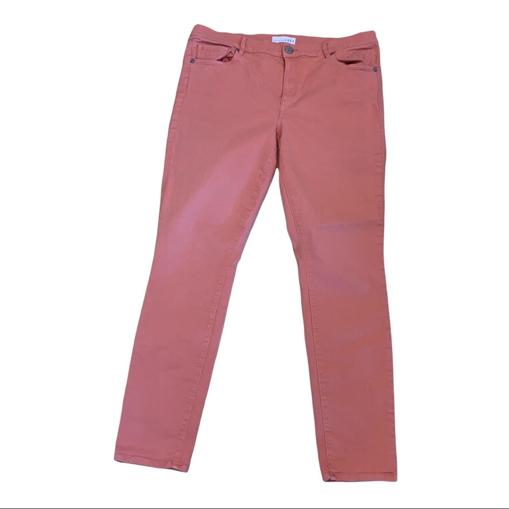 LOFT Skinny Jeans in Dusty Rose